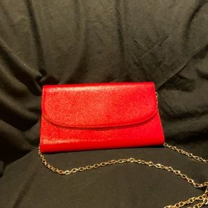 Nordstrom leather clutch (NWT)